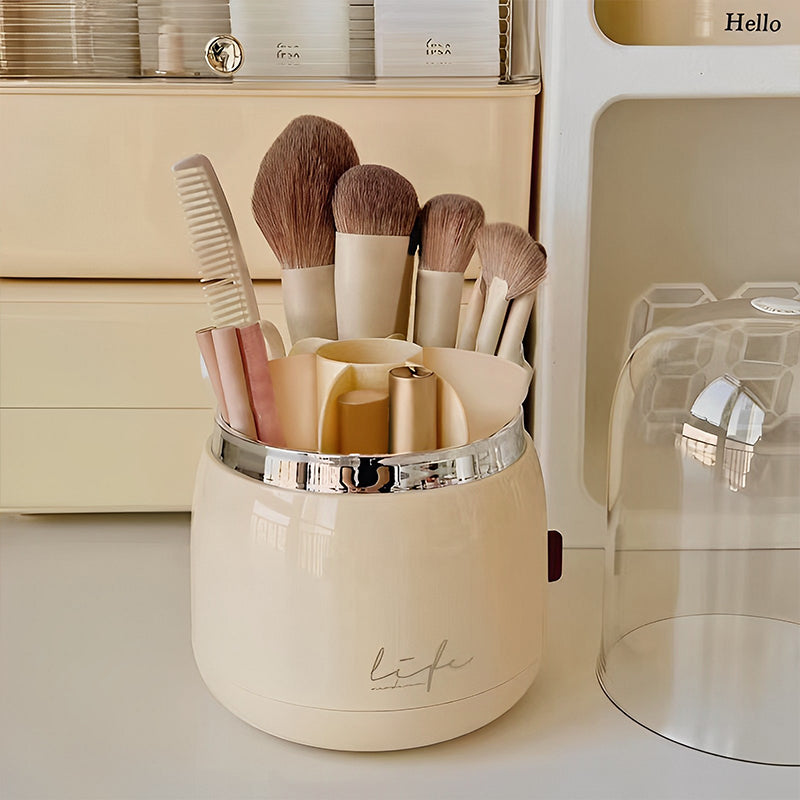 360° Rotating Makeup Organizer Cosmetic Storage Box