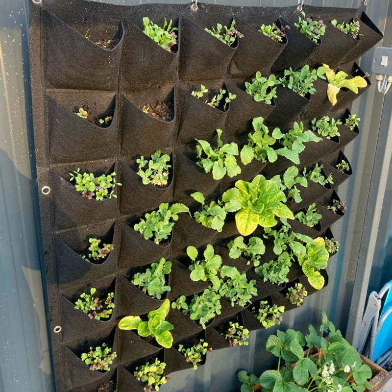 Wall Hanging Pocket Planting Bags Vertical Succulent Plant Pots