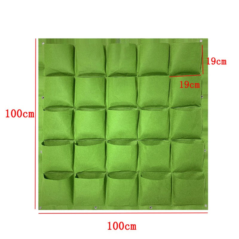 Wall Hanging Pocket Planting Bags Vertical Succulent Plant Pots