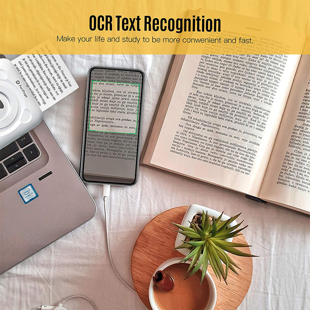 Instant Printing Mini Pocket Kid's Thermal Paper Photo Printer- USB Charging