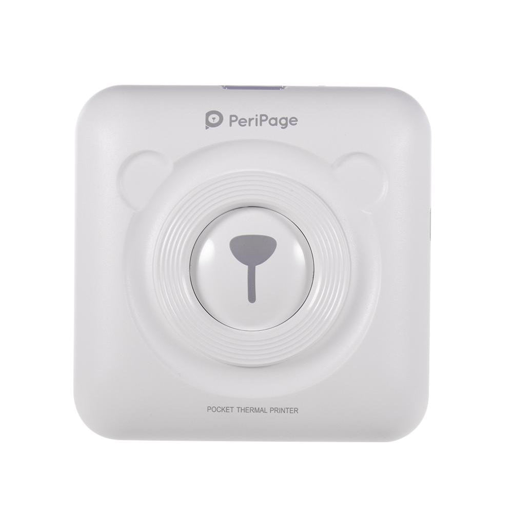 Instant Printing Mini Pocket Kid's Thermal Paper Photo Printer- USB Charging