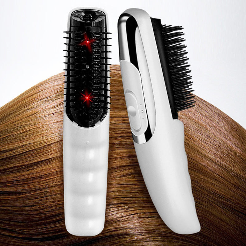 Laser Hair Growth Treatment Infrared Comb Massager Battery Powered