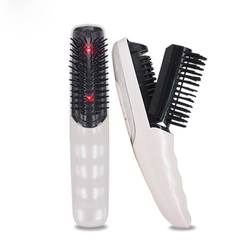 Laser Hair Growth Treatment Infrared Comb Massager Battery Powered