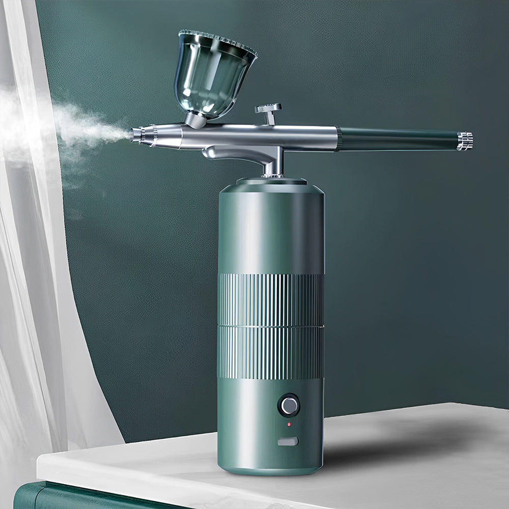 Mini Air Compressor Kit Air Brush Paint Air Spray- USB Rechargeable