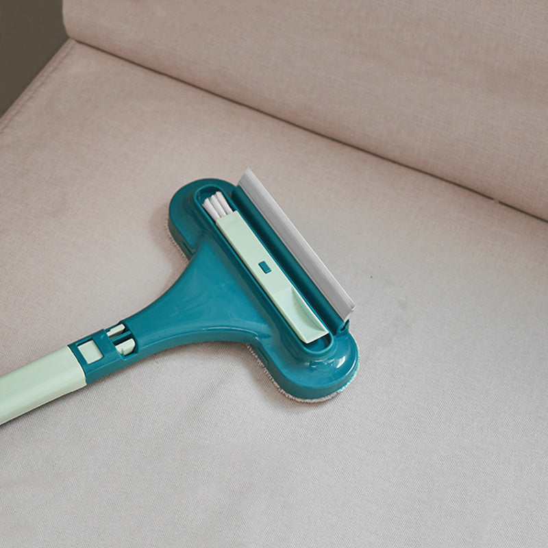 Wet and Dry Double Sided Cleaning Scraper Window Glass Cleaning Brush