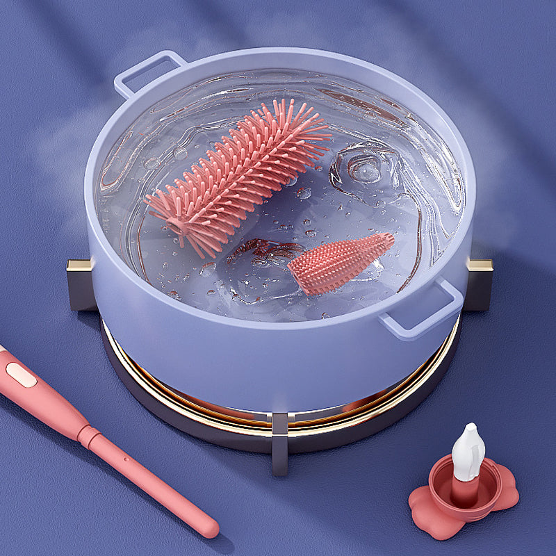 3 in 1 Silicone Bottle and Teat Cleaning Brush
