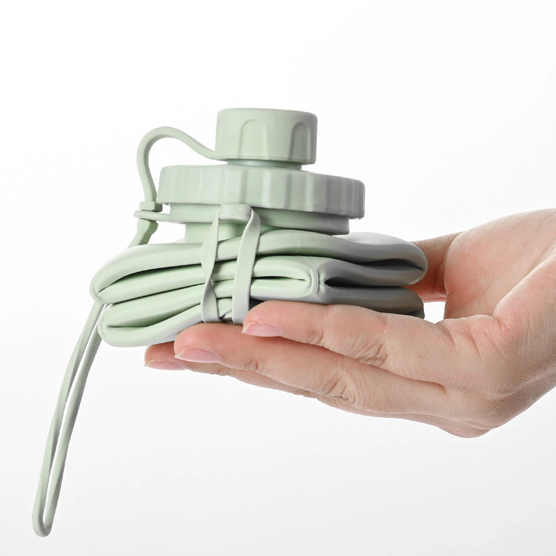 600ml Collapsible Silicone Sports Water Bottle