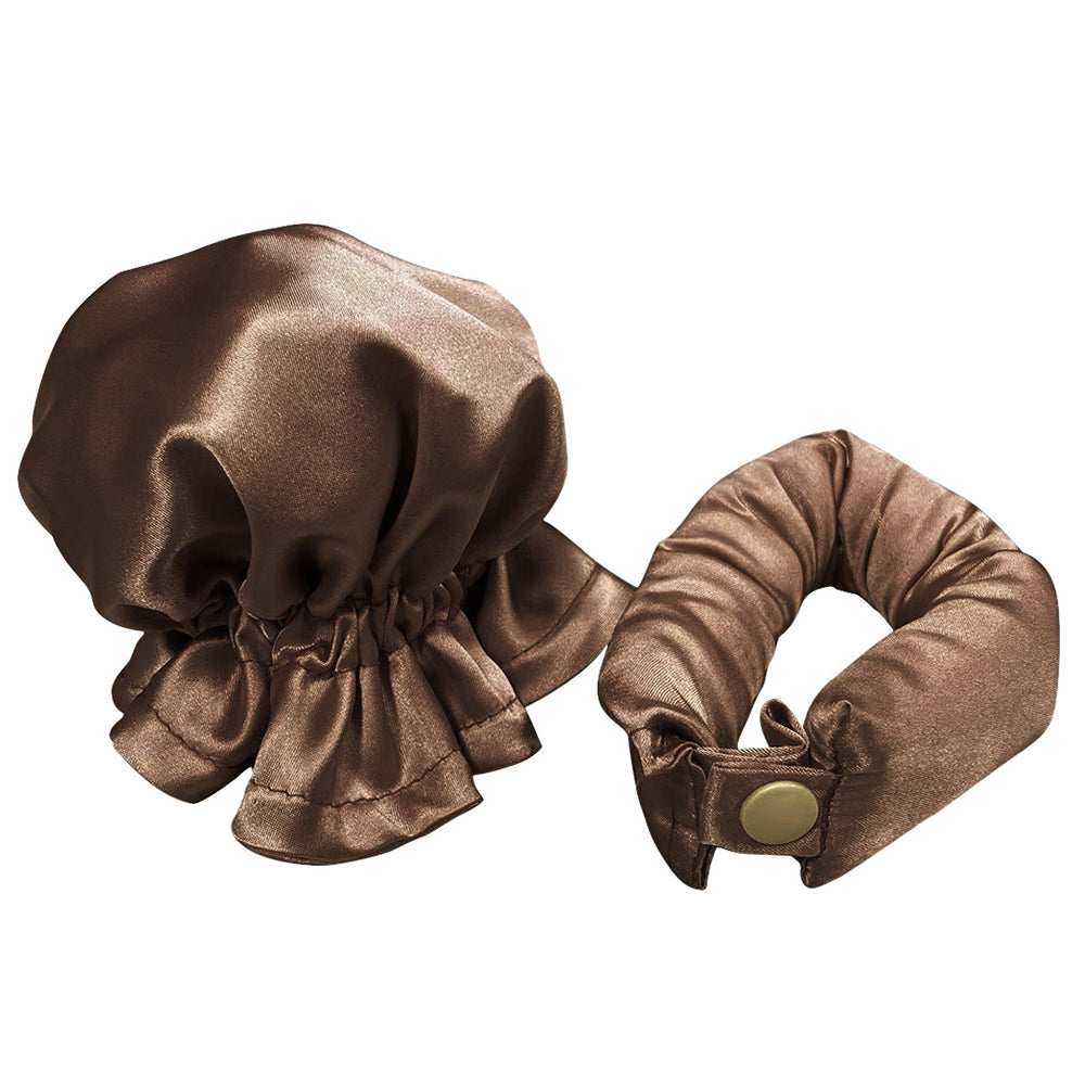 Heatless Hair Curler Bun Bons Hair Rollers with Cap