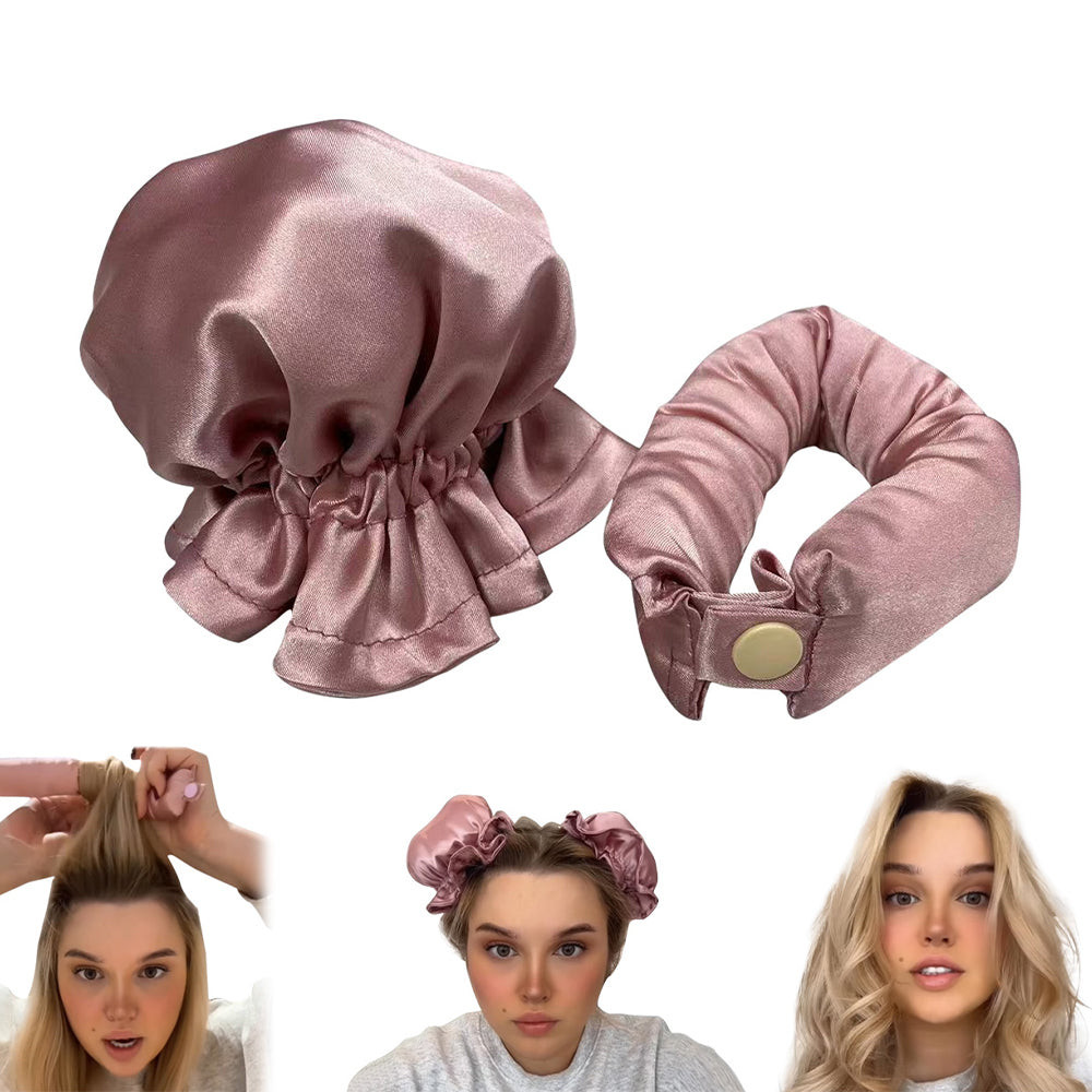 Heatless Hair Curler Bun Bons Hair Rollers with Cap