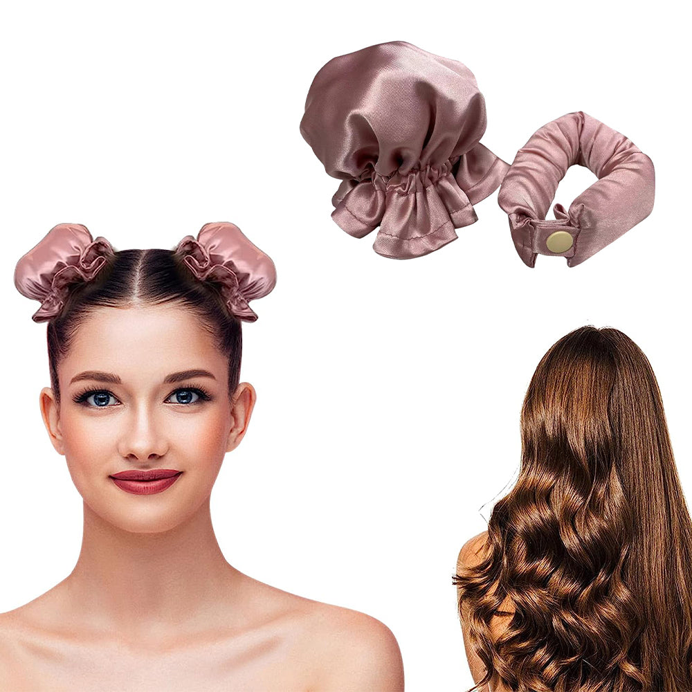 Heatless Hair Curler Bun Bons Hair Rollers with Cap