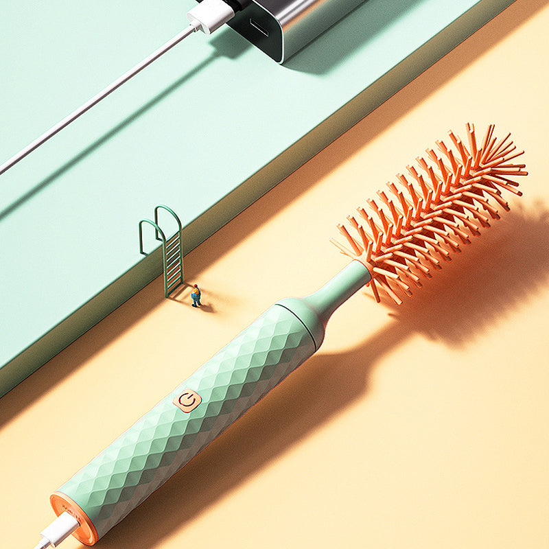 360° Rotation Long Handle Reusable Silicone Baby Bottle Brush Set