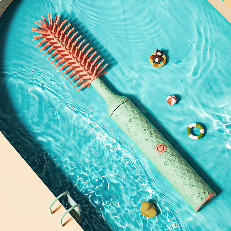 360° Rotation Long Handle Reusable Silicone Baby Bottle Brush Set