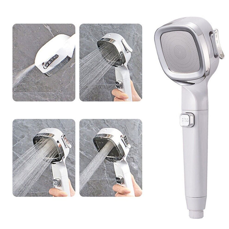 4 Modes Adjustable Water Saving Shower Spray Bathroom Accessory