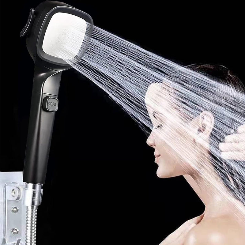 4 Modes Adjustable Water Saving Shower Spray Bathroom Accessory