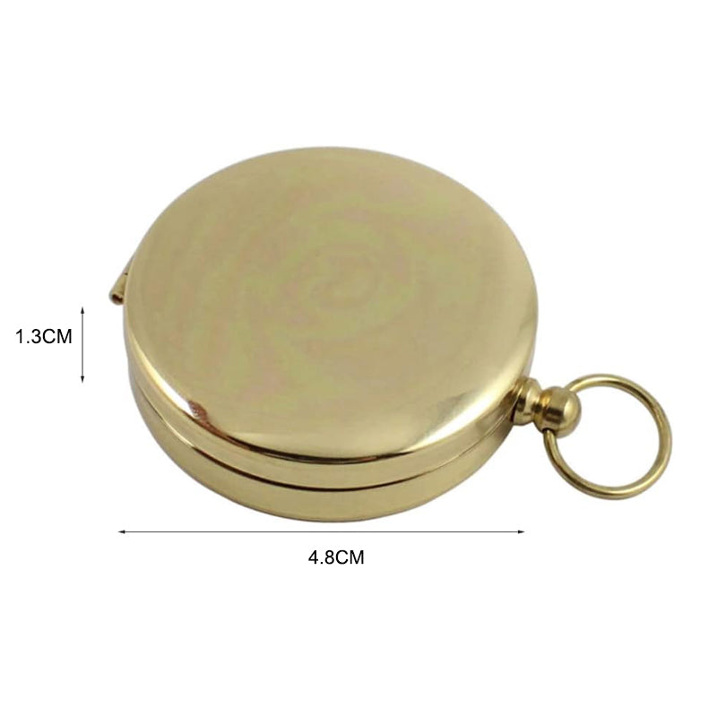 Retro Designed Outdoor Traveling Compass with Dedication Message