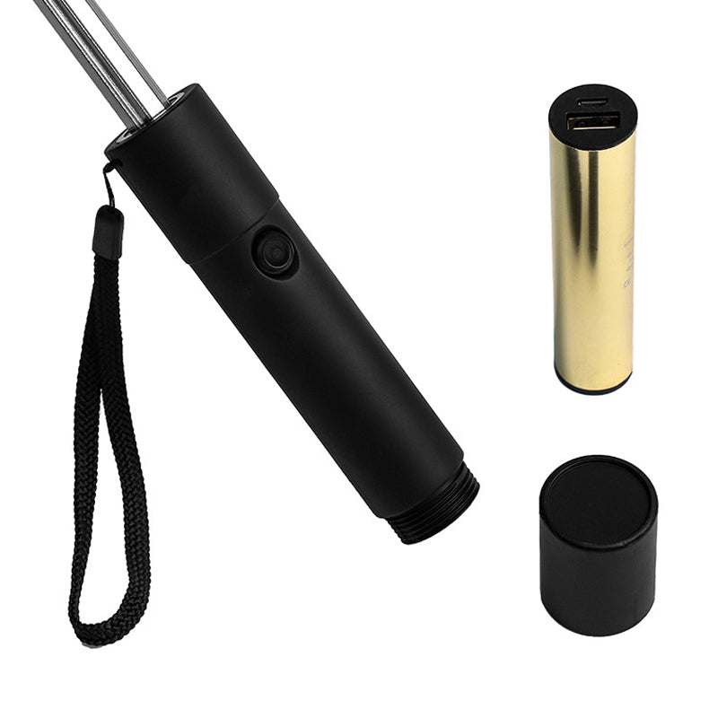 Sun Protection Parasol Foldable Fan Beach Umbrella- USB Rechargeable