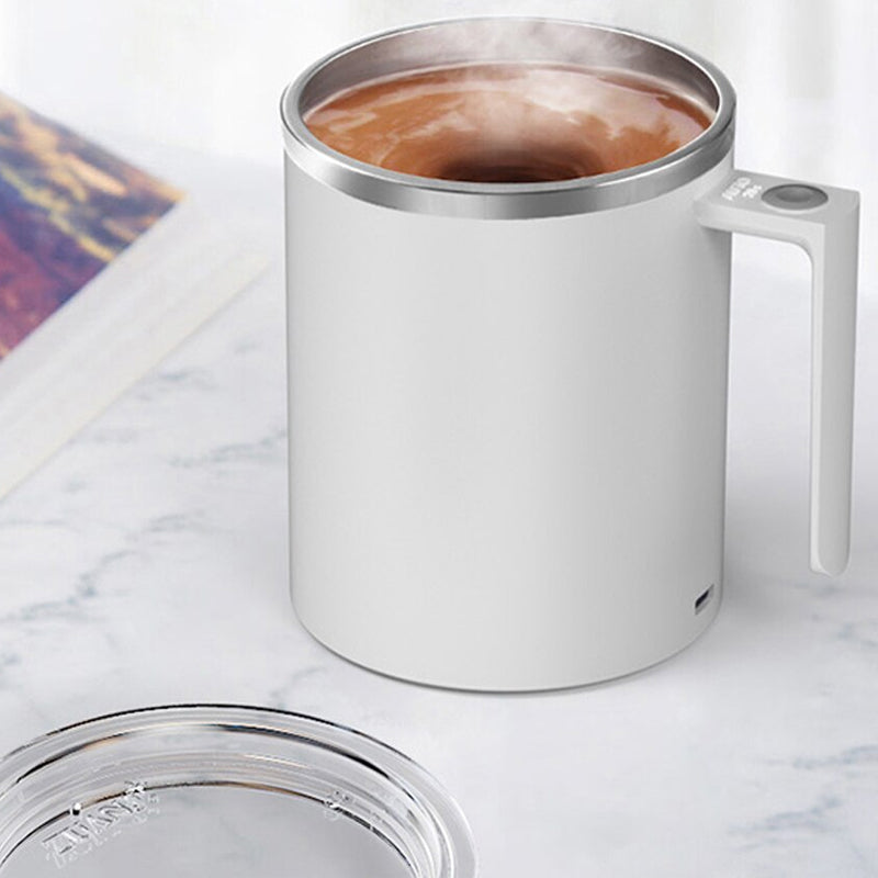 Double Layer Automatic Magnetic Self Stirring Mug- USB Rechargeable