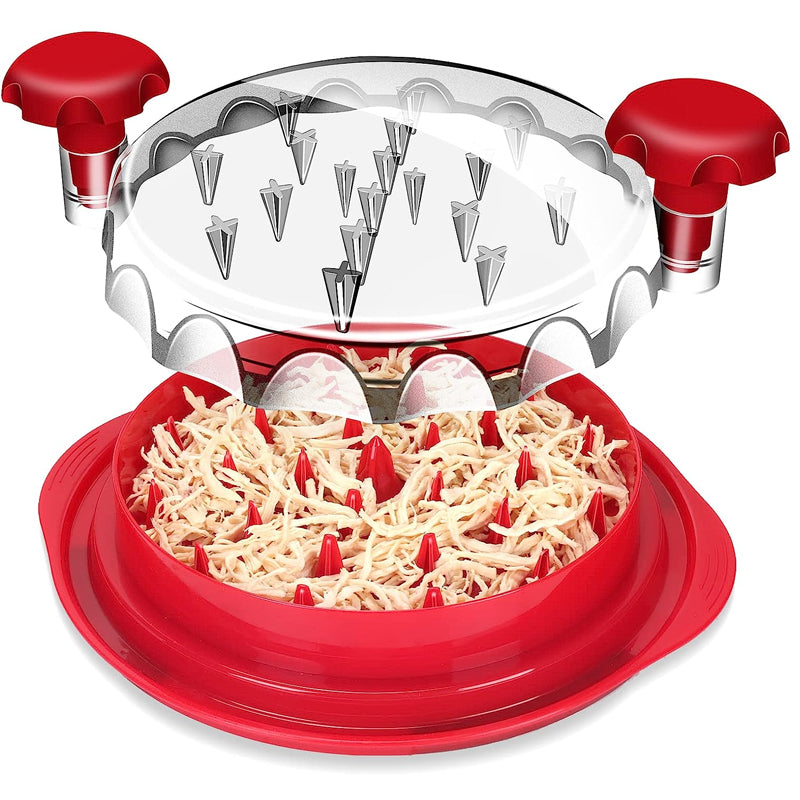 Reusable Transparent Manual Chicken Meat Mincer and Shredder Tool