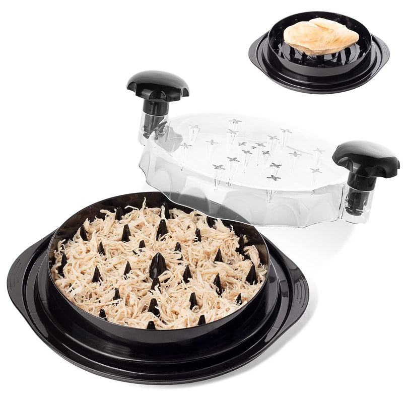 Reusable Transparent Manual Chicken Meat Mincer and Shredder Tool