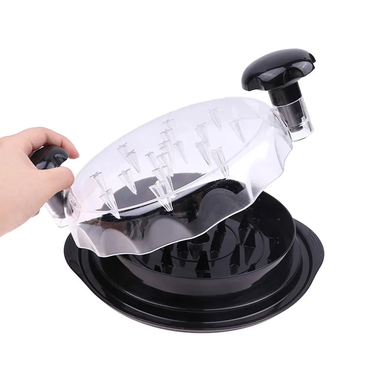 Reusable Transparent Manual Chicken Meat Mincer and Shredder Tool