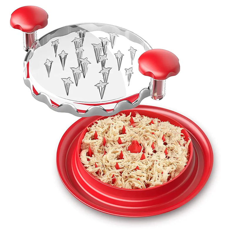 Reusable Transparent Manual Chicken Meat Mincer and Shredder Tool