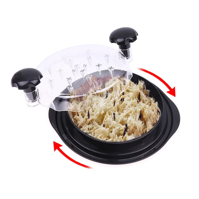 Reusable Transparent Manual Chicken Meat Mincer and Shredder Tool