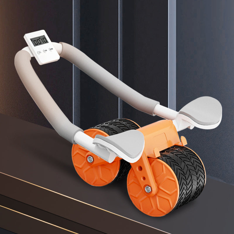 Automatic Rebound Ab Wheel Roller with Timer Exercise Equipment