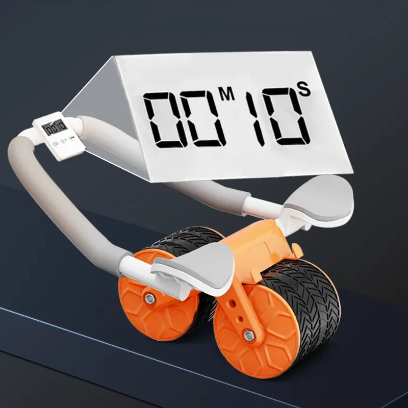 Automatic Rebound Ab Wheel Roller with Timer Exercise Equipment