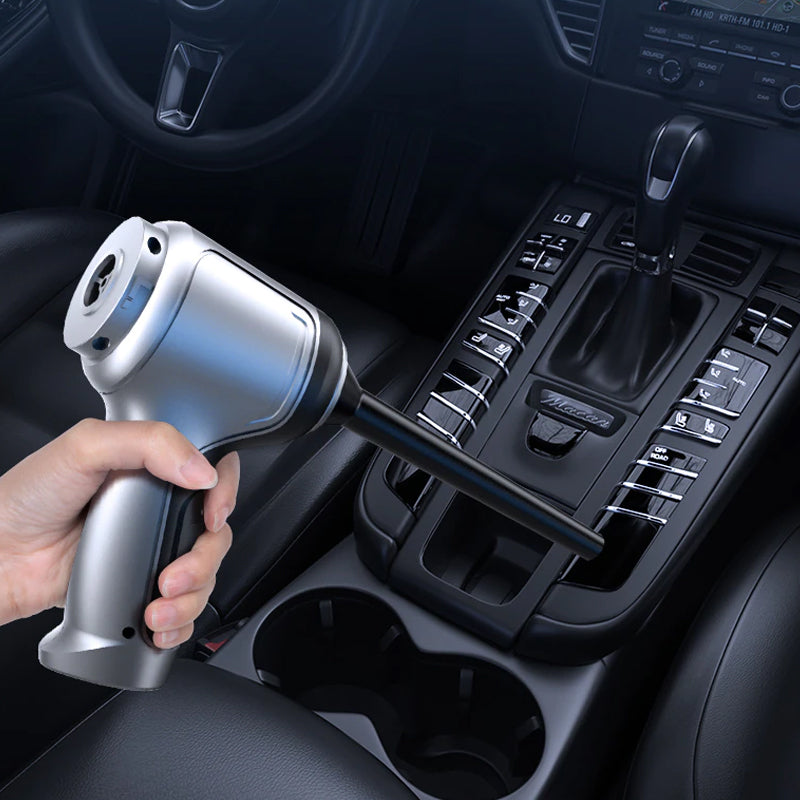 Brushless Strong Suction Wireless Car Vacuum Cleaner- USB Charging