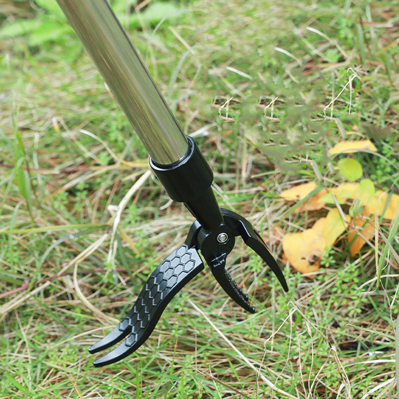 Iron Weed Pulling Tool Portable Outdoor Root Remover with Foot Pedal