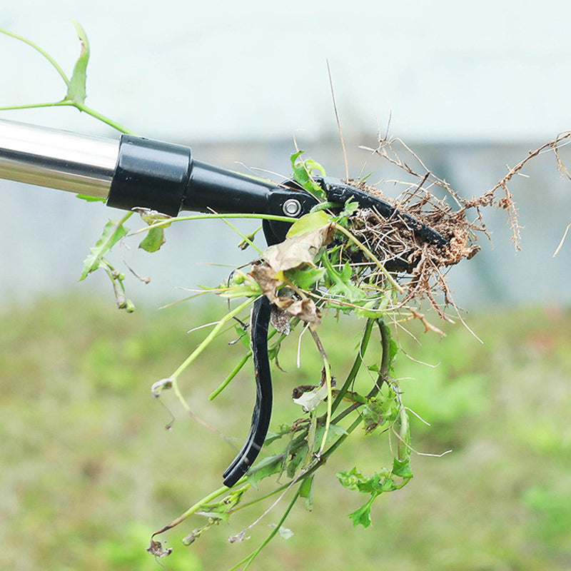 Iron Weed Pulling Tool Portable Outdoor Root Remover with Foot Pedal