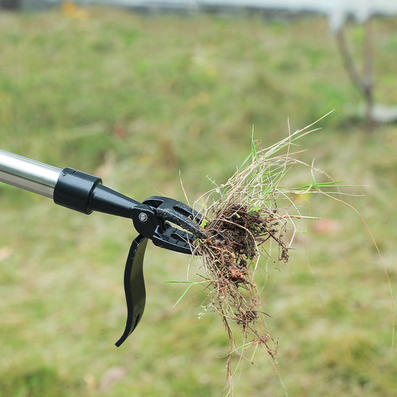 Iron Weed Pulling Tool Portable Outdoor Root Remover with Foot Pedal