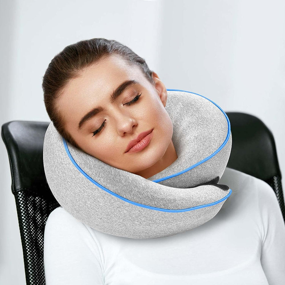 Adjustable 360° Support Travel Neck Pillow for Sleep and Rest