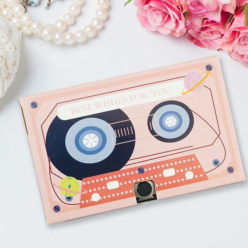 Old Fashioned Tape Retro Voice Message and Short Greeting Recorder