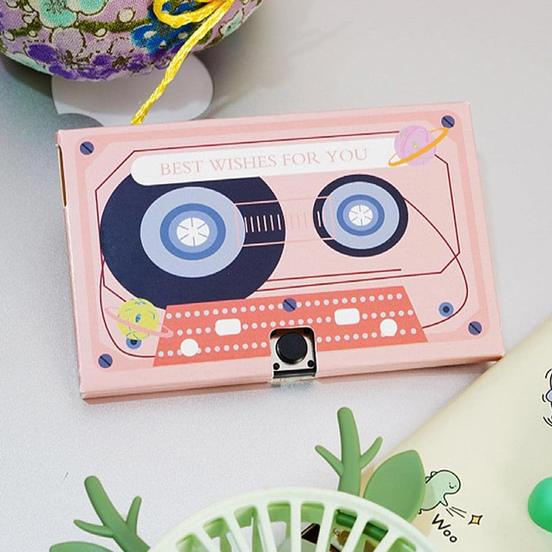 Old Fashioned Tape Retro Voice Message and Short Greeting Recorder