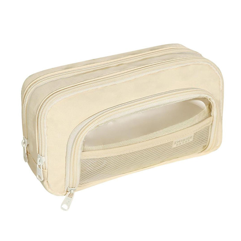 Large Capacity Aesthetic Pencil Bag Korean Style Pen Organizer