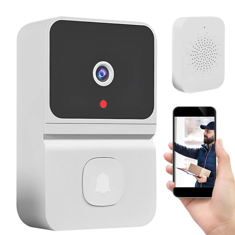 Wireless Video Support Doorbell with Night Vision Camera and Audio