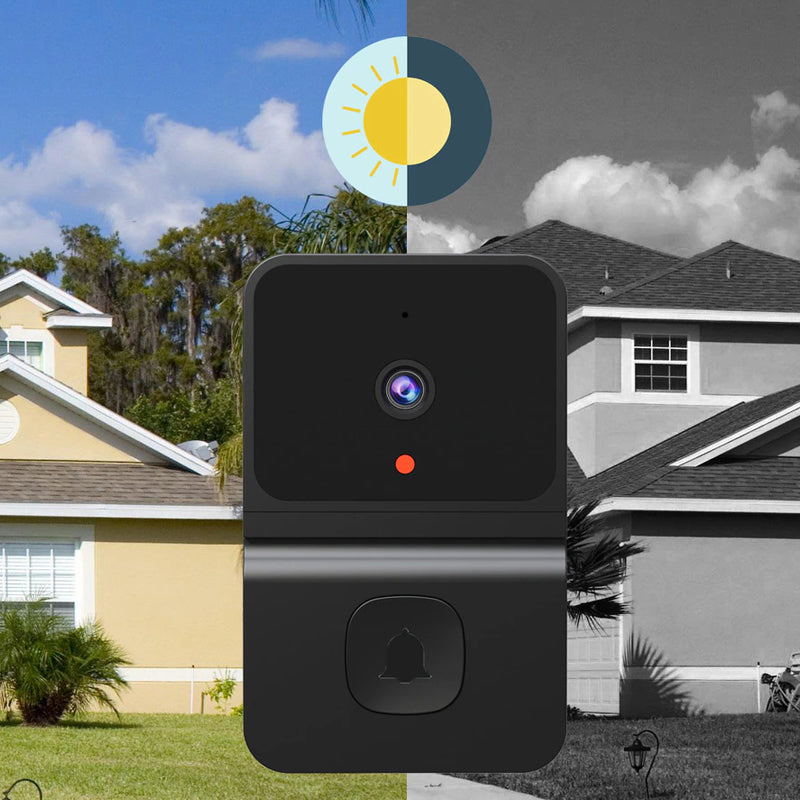 Wireless Video Support Doorbell with Night Vision Camera and Audio