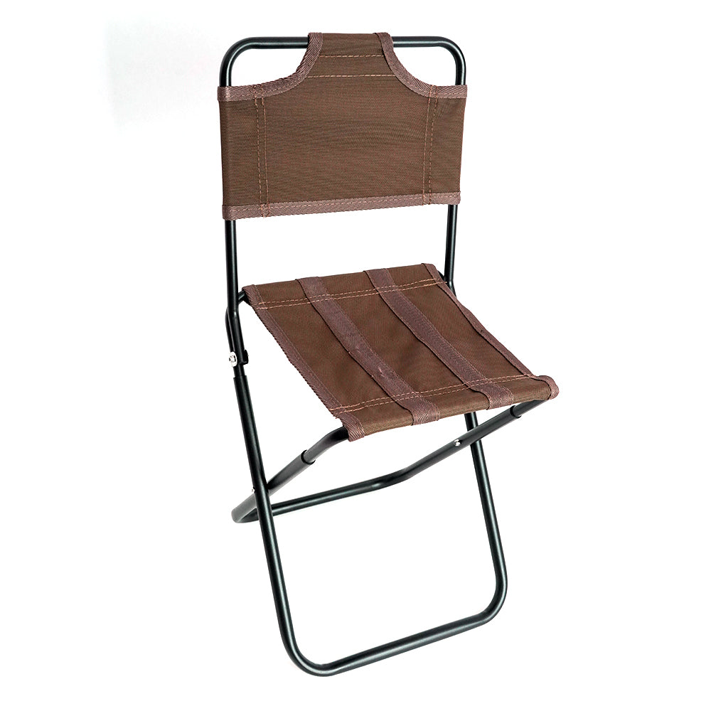 HYPERANGER Aluminum Portable Folding Camp Chair-Khaki