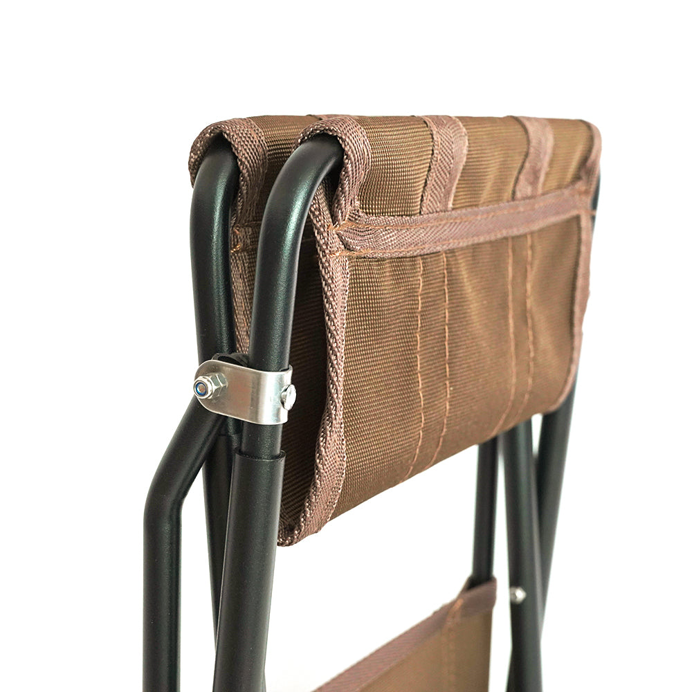 HYPERANGER Aluminum Portable Folding Camp Chair-Khaki