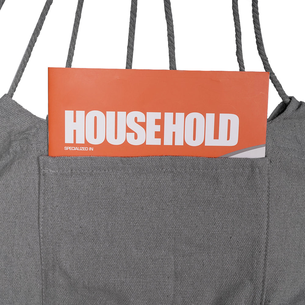 HYPERANGER Hammock Chair Hanging Rope Swing with 2 Cushions-Grey