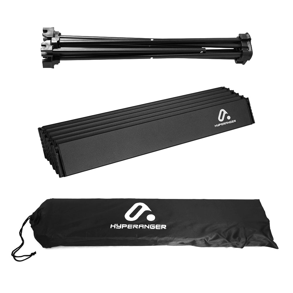 HYPERANGER Portable Aluminum Alloy Camping Folding Picnic Table