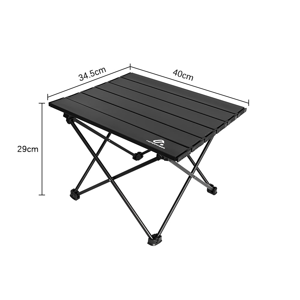 HYPERANGER Portable Aluminum Alloy Camping Folding Picnic Table-S