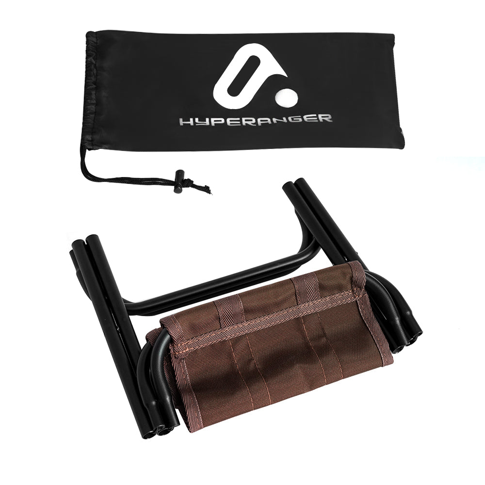 HYPERANNGER 2 Pack Aluminum Alloy Camping Folding Stool with Storage Bag