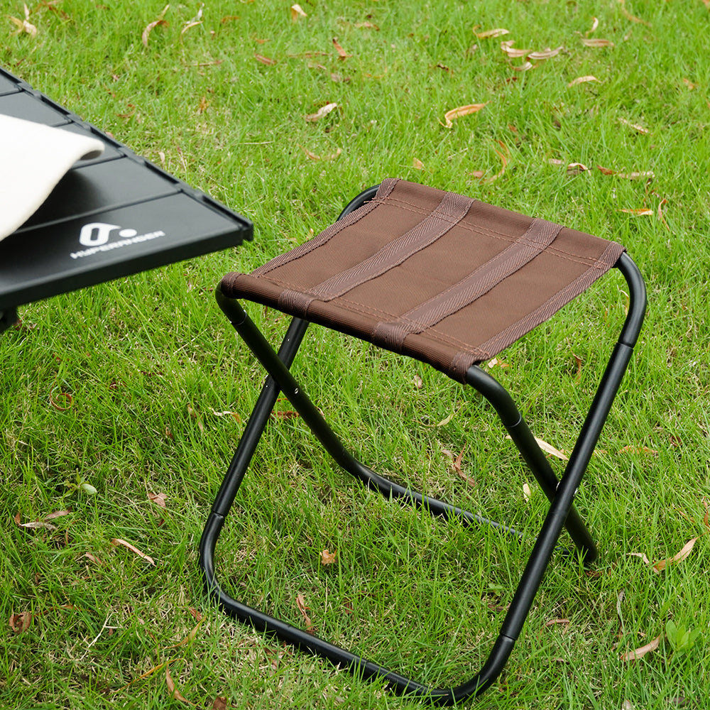 HYPERANNGER 2 Pack Aluminum Alloy Camping Folding Stool with Storage Bag