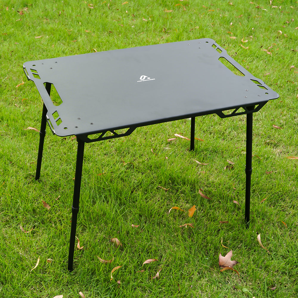 HYPERANNGER Aluminum Alloy Outdoor Camping Tactical Table