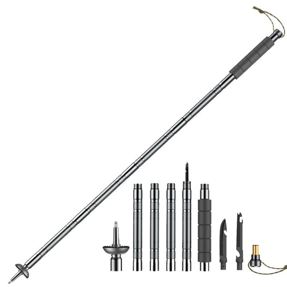 HYPERANGER Detachable and Lightweight Hiking Pole - Outdoor Trekking Walking Stick