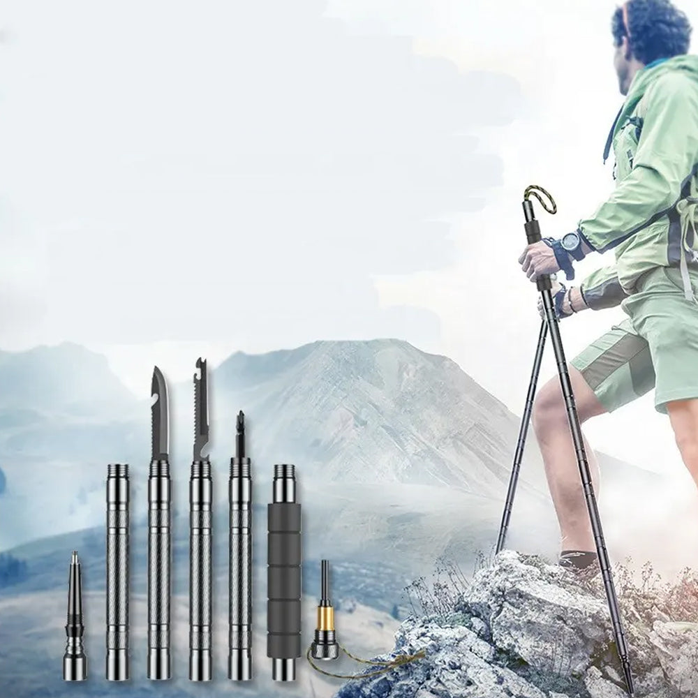 HYPERANGER Detachable and Lightweight Hiking Pole - Outdoor Trekking Walking Stick