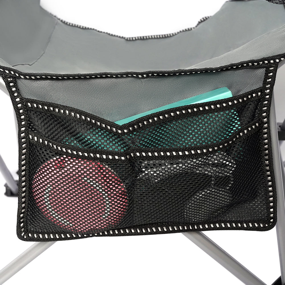 HYPERANGER Camping Chair with Foot Rest | Adjustable Sit and Lie Folding Chair for Ultimate Comfort