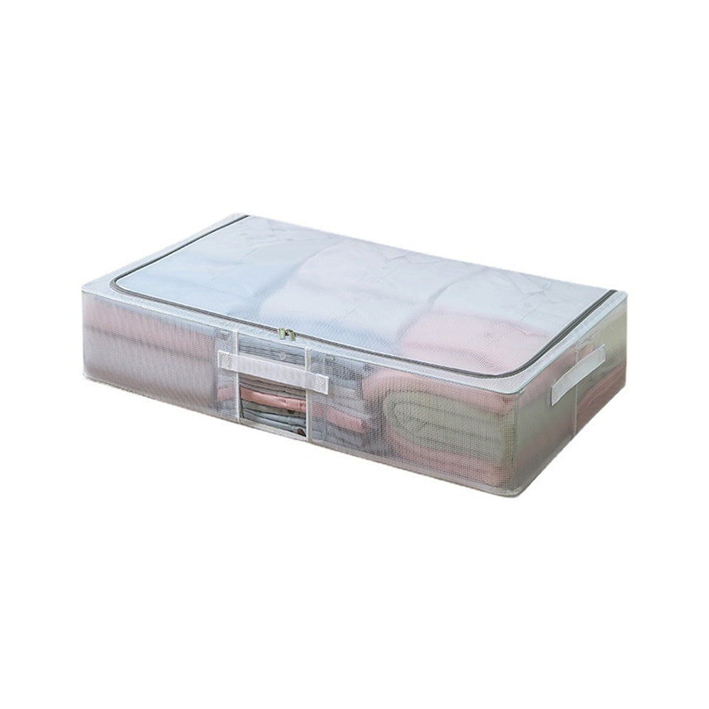STORFEX Metal Frame Under Bed Storage Containers Cloth Storage Bin
